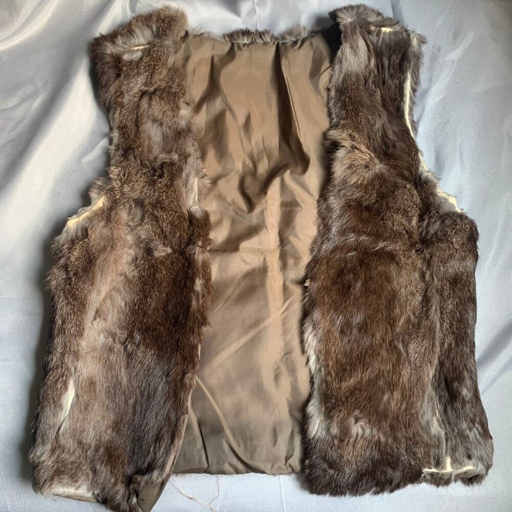 Mink vest size S